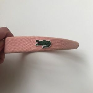 Lacoste Baby Pink Headband